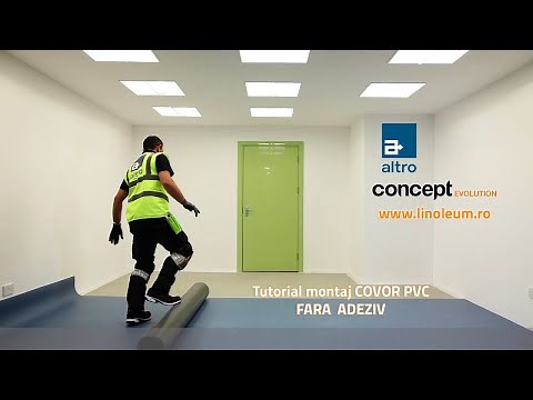 Tutorial montaj COVOR PVC Altro fara adeziv | linoleum.ro
