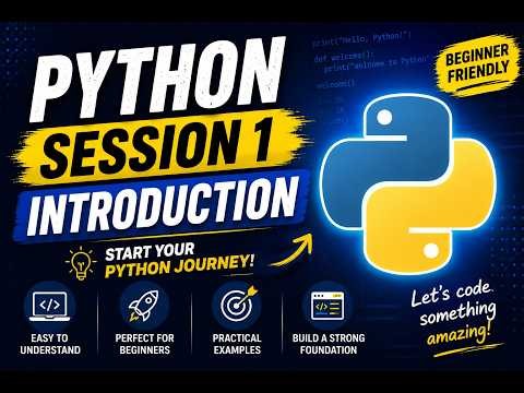 Python Full Course in Tamil | Session 1: Introduction to Python for Beginners | 2026