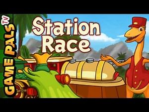 Dinosaur Train Station Race | Dinosaur Train Game for Kids by GamePals.tv