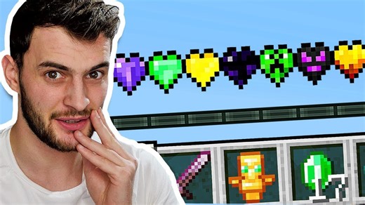 Minecraft, but there are custom hearts for every player