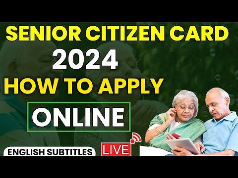 How To Apply For Senior Citizen Card Online । Senior Citizen Card Application Process 2023 ।।