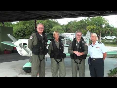 Coast Guard Aux Aviation Program explained by Flotilla Commander Sue Redding - a Conch Records video