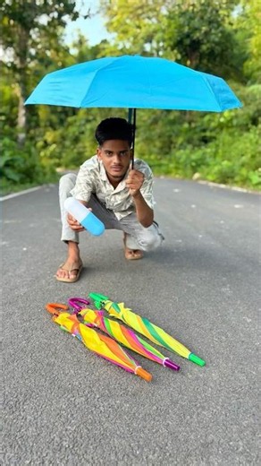 Notun 3 Ta Multicolour Umbrella Vs Blue Colour Capsule Umbrella Unboxing ☔️