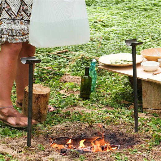 Can you use a Plastic Bag to cook over Fire? Thanks for watching! Please be aware that this video is for entertainment purposes only and techniques shown should not be attempted at home! | Peaceful Century