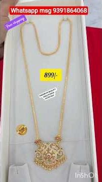 latest#onegramgoldjewellery #varnikacollections #youtubeshorts #goldchainpendant