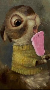 I beat the hamster!! Shop these prints at www.alisonfriend.com | Alison Friend - Artist