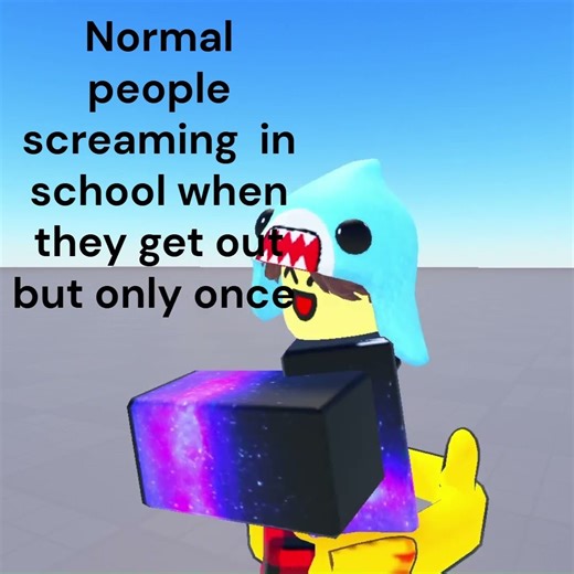 me vs others in school screaming #viral #roblox #funny #reletable #fypシ #school