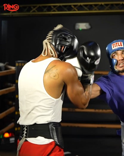 Teofimo Lopez landed some clean shots during a sparring session in Miami 🥊 Ring Magazine card on May 2nd in Times Square live on DAZN powered by #FatalFury: City of the Wolves in collaboration with KOF WORLD. | Ring Magazine