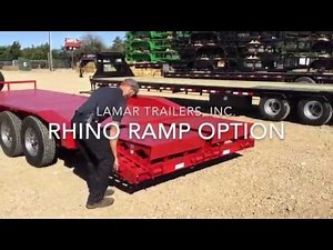 RHINO Ramps Option | Lamar Trailers Inc