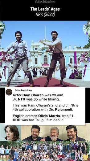 Ram Tarak Olivia in RRR (2022)