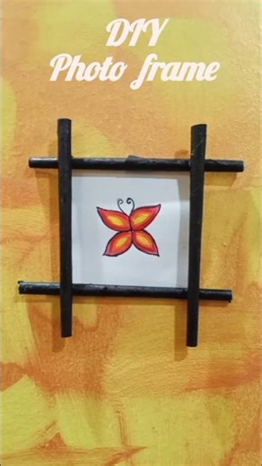 Diy mini photo frame #shorts #craft #diy