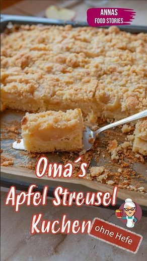 Grandma's Apple Crumble Cake - super easy and delicious without yeast #omasrecipes #applecake