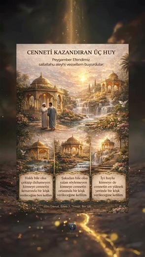 Cenneti kazandıran 3 şey.