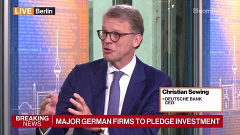 Deutsche Bank CEO on Germany Investment Push