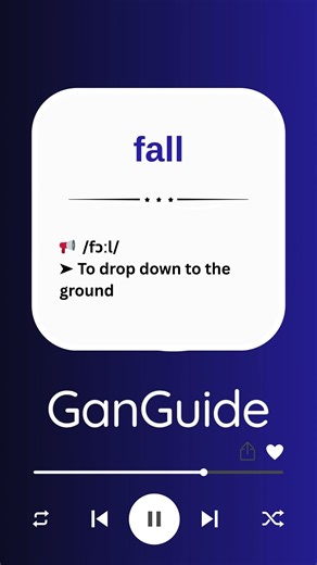 A1 English Word: FALL | Meaning & Pronunciation