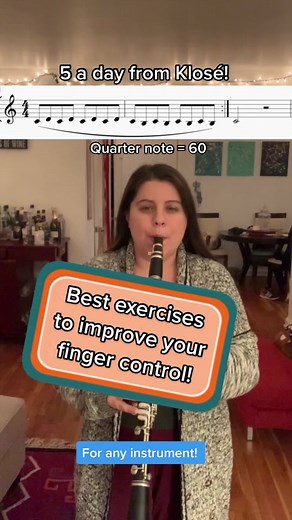 Clarinet Finger Exercises for Improved Control