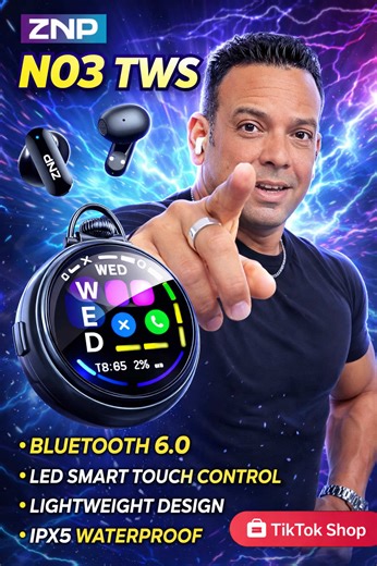 🎧🔥 SONIDO POTENTE. CONEXIÓN ULTRA RÁPIDA. ZNP N03 TWS Bluetooth Earbuds con Bluetooth 6.0 para una conexión más estable, rápida y sin cortes. Diseño ligero in-ear que se adapta cómodo todo el día, ideal para gaming, trabajo, deporte o estudio. 🎮 Baja latencia para juegos 📞 Micrófono integrado para llamadas claras 💧 IPX5 resistente al sudor y salpicaduras 👆 Control táctil inteligente LED 🔋 Compactos, cómodos y fáciles de llevar Perfectos para: 🏋️ Entrenamientos 💻 Oficina 📚 Estudio 🎧 Mú