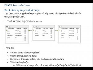JAVA 4: LAB6: HIPERNATE NÂNG CAO