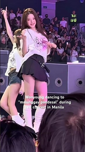 Wonyoung dancing to “malunggay pandesal” during IVE concert in Manila #wonyoung #ive #show_what_i_am