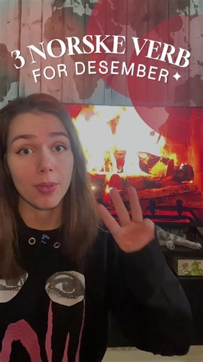Get a bit more prepared for December conversations! ❄️ Today we’re learning 3 useful Norwegian verbs you’ll hear a lot in December (but don’t worry, they work the rest of the year too): 🍪 Å bake - to bake 🎀 Å pynte - to decorate ✨ Å ønske - to wish (or want something) Perfect for holiday småprat (small talk) or when you just want to practice norsk i hverdagen! 💬 Vil du lære mer norsk? Check out our flexible online Norwegian courses at Lingu.no 🎁📚 -— #learnwithlingu #onlinecourses #learningn