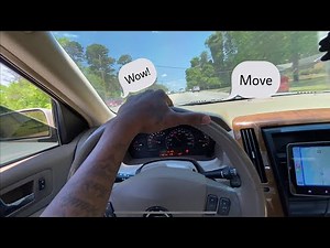 05 Cadillac STS Straight Piped (POV)