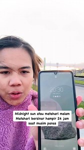 Katanya negara tampa malam❓❓ #sunset #Spring #SummerVibes #polarnight #midnightsun #fypシ #viralvideoシ #trendingvideo | Aflenika Kristina Pandiangan