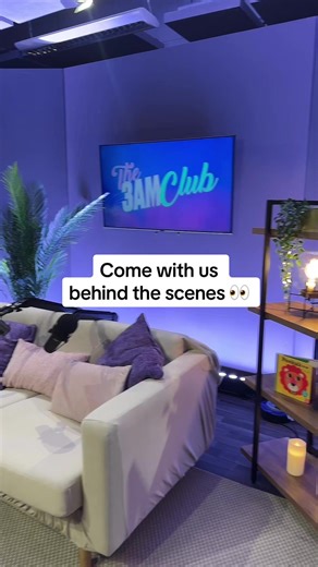 Behind the Scenes of The 3AM Club Podcast Set