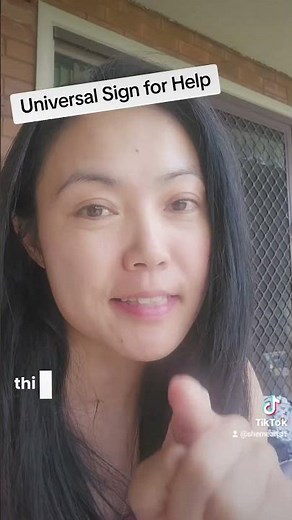 Universal Hand Signal for Help