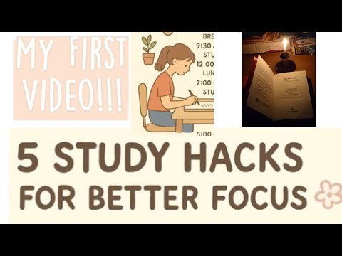 𝟱 𝗦𝗧𝗨𝗗𝗬 𝗛𝗔𝗖𝗞𝗦 𝗙𝗢𝗥 𝗕𝗘𝗧𝗧𝗘𝗥 𝗙𝗢𝗖𝗨𝗦 🌸