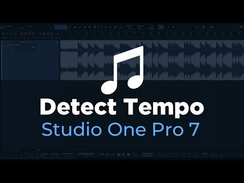 How to Get the Tempo (BPM) of your Beat in Studio One Pro 7