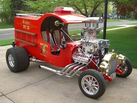 World's fastest Fire Truck Hot rod!!! Blown HEMI