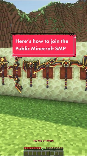 How to Join the Public Minecraft SMP for Free!