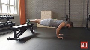 2 pushup challenges to light up your abs: | Men's Health