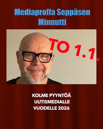 "Säästä meidät myös räätälöityyn pukuun sonnustautuvalta tukholmalaiselta liikemieheltä." Mediaproffan 60 sekuntia ja kolme toivomusta uutismedialle. #mediakritiikki | Janne Seppänen