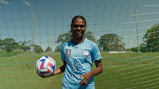 Back home 🏡 Shay Evans is back in Sky Blue and she can't wait to create more memories with the club 🔷 #SydneyIsSkyBlue | Sydney FC