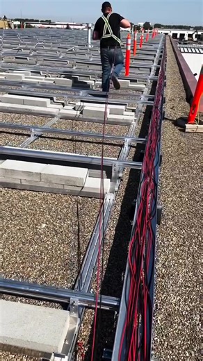 Pulling PV strings with the ultimate cable pulling time saver! Check out @Ryantheelectrician (IG) using our CP-475 - Holds up to 20 CAT5/6 network cables - Swivel snap hook installs easily and keeps pulley aligned with direction of pull to prevent kinks - Anti-friction roller bearings and deep grooves allow cable to be pulled smoothly and easily - Made from a high strength ABS plastic and zinc coated steel to provide enhanced durability and longer life Offering America's Best Tool Warranty Video