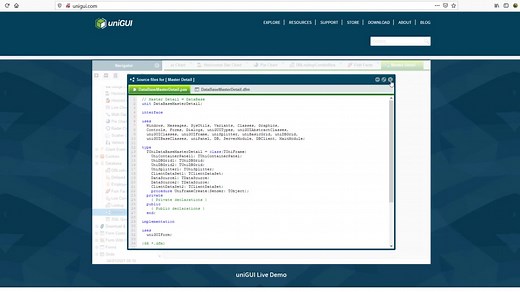 基于uniGUI的Delphi全栈Web开发