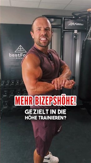 🔺BIZEPS GEZIELT IN DIE HÖHE TRAINIEREN🔺 DIESE ÜBUNGEN SIND GENIAL! #biceps #fitnesstraining #fit