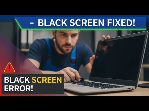 Laptop Screen Shows Backlight Only? Black Screen No Display FIX!
