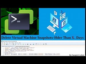 Delete Multiple Virtual Machine Snapshots Older Than Specific Days