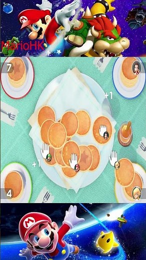 【スーパー マリオパーティ】ミニゲーム ファニー *パンケーキを召し上がれます*マリオ vs ポーリン vs ルイージ vs ロゼッタ( COM最強 たつじん)160626 #shorts