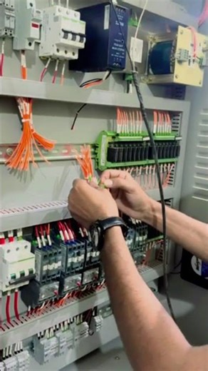 PLC automation panel testing #electrical