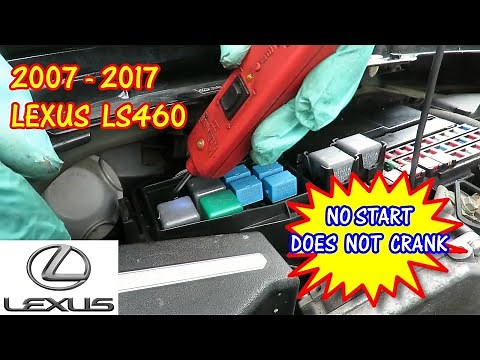 Lexus LS460 Does Not Start Does Not Crank