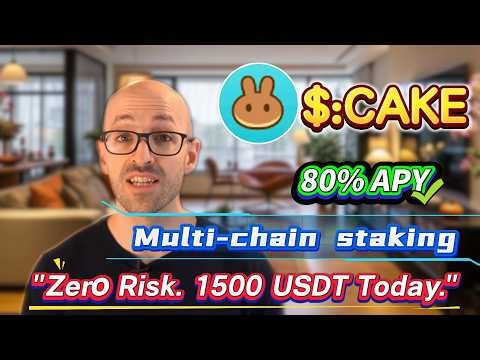 Start Today, Earn 80.45% Monthly with CAKE Staking! No-Risk Mining