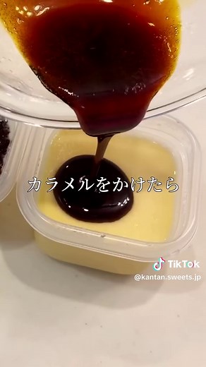 簡単なタッパーで作るプリン