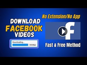 How to Download Facebook Videos on Chrome Without Extensions or Apps (Fast & Free Method)