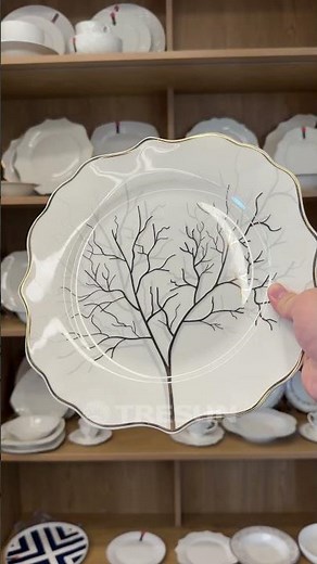 New bone china - Gilded Branch Collection