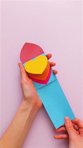 Crafty Surprises: DIY Cards to Make Hearts Flutter! 💖 #Shorts