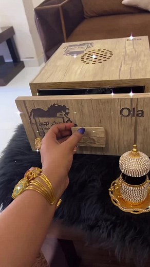 Intricate Wooden Box Reveal with Smoky Interior