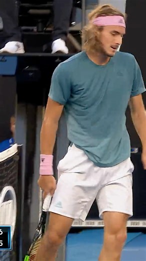 Imagine winning the point after FALLING OVER! 😱